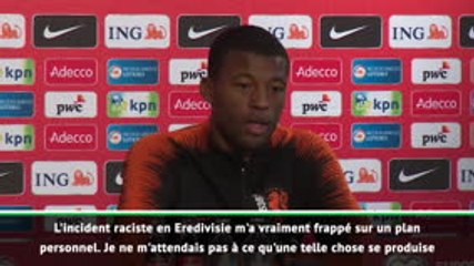 Pays-Bas - Wijnaldum :"Il doit y avoir des sanctions contre le racisme"