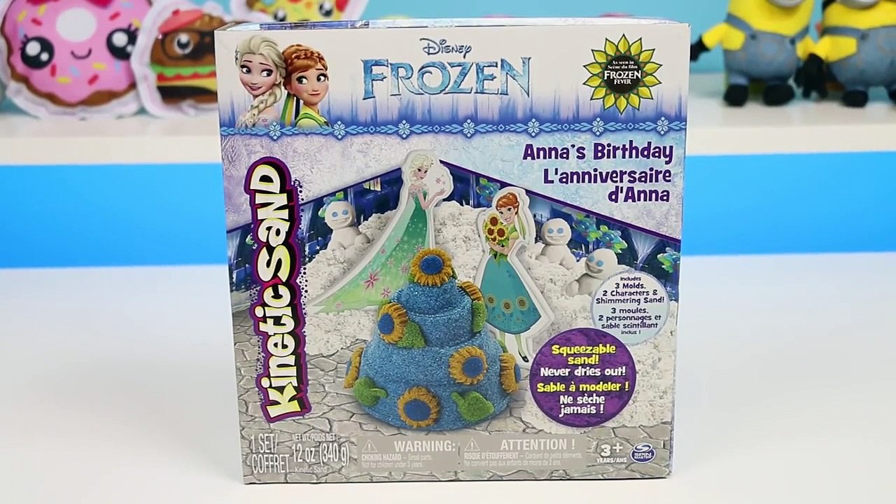 Kinetic Sand Disney Frozen Anna's Birthday Celebration Playset- - video  Dailymotion
