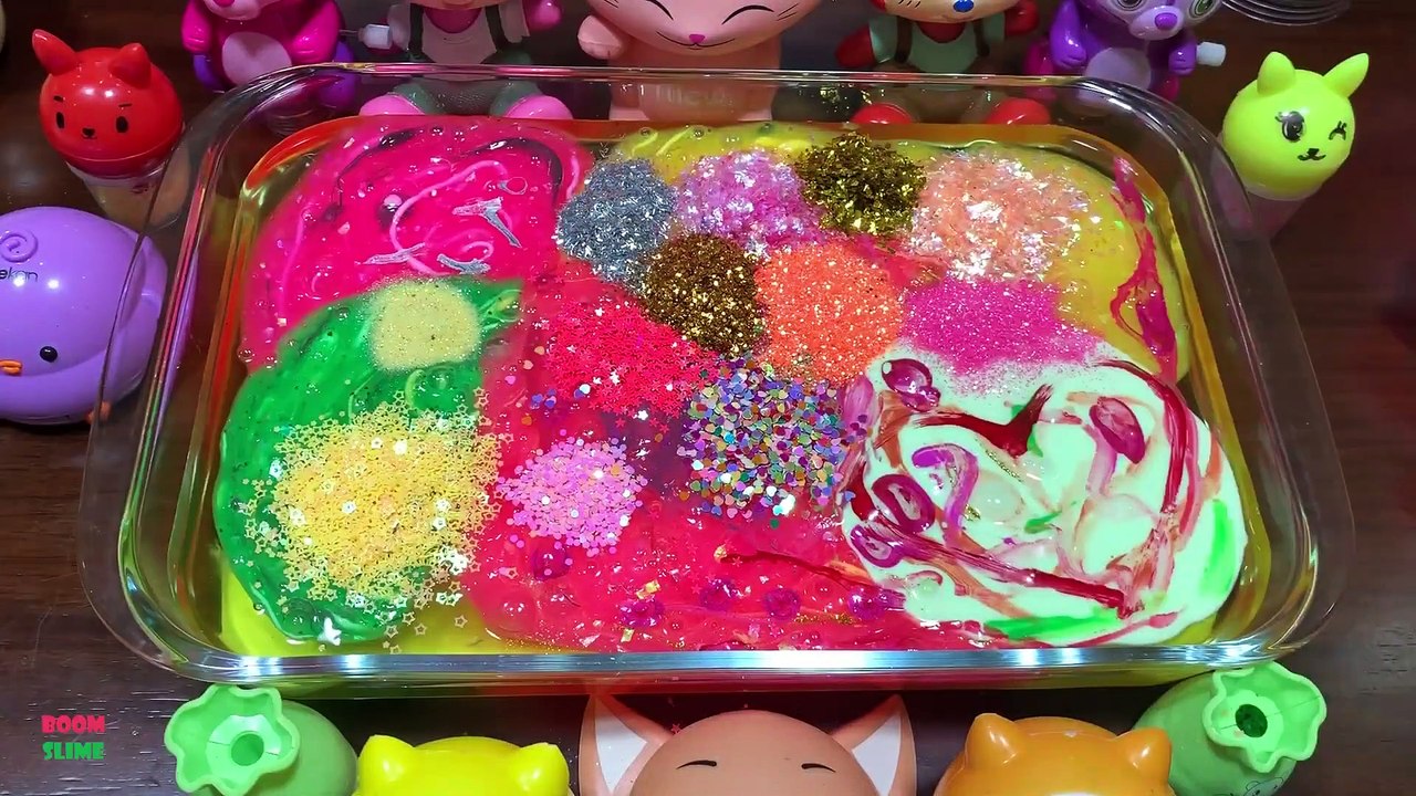 Festival of Colors !! Mixing Random Things Into Homemade Slime !! Satisfying Slime Smoothie #772