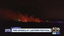 Fire at Desert Lantern Festival in Florence sparks concerns