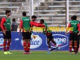 صور الحركات الاحمائية قبل بداية المباراة ❤️ Espérance Sportive de Tunis VS  USBG