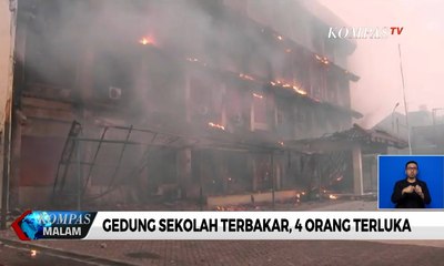 Gedung Sekolah di Bekasi Terbakar, 4 Orang Terluka