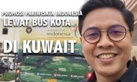 Promosi Pariwisata Indonesia Lewat Bus Kota di Kuwait