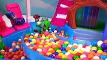 Colorful Paw Patrol Gumball Pool and Slide with Fizzy Fun Toys