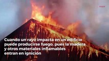 ¿Puede un rayo destruir un edificio?