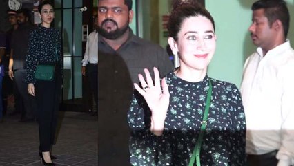 Karisma Kapoor looks elegant at Arpita & Aayush wedding anniversary party | FilmiBeat