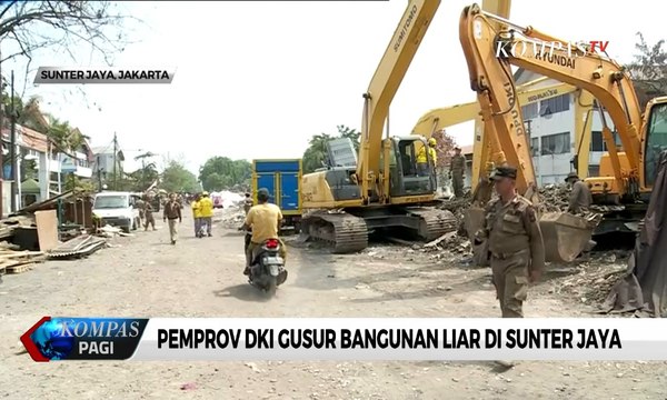 Alat Berat di Sunter Jaya Lanjut Gerak, Warga Gusuran Pilih Bertahan