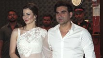 Arbaaz Khan & his girlfriend Giorgia Adriani attend Arpita Aayush anniversary party | FilmiBeat
