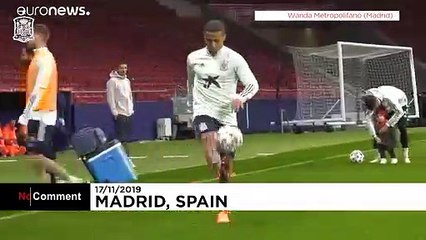 شاهد: فاصل من المهارات الاستثنائية خلال تدريب منتخب إسبانيا لكرة القدم