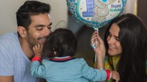 Neha Dhupia And Angad Bedi Wish Their Little Munchkin Mehr On Her First Birthday; Pen Heartwarming Posts
