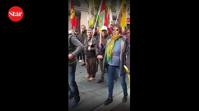 Fransız kadın PKK yandaşlarına böyle haykırdı: Ne mutlu Türk’üm diyene
