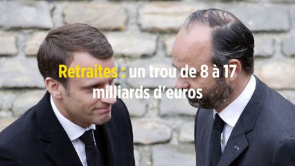 Retraites : un trou de 8 à 17 milliards d'euros