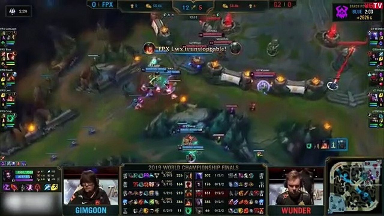 mbx娱乐：FPX vs G2