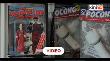 Kini terjual patung figura hantu cina dan pocong