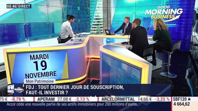 Mon patrimoine: Tout dernier jour de souscription aux actions FDJ, faut-il investir ? par Guillaume Sommerer - 19/11