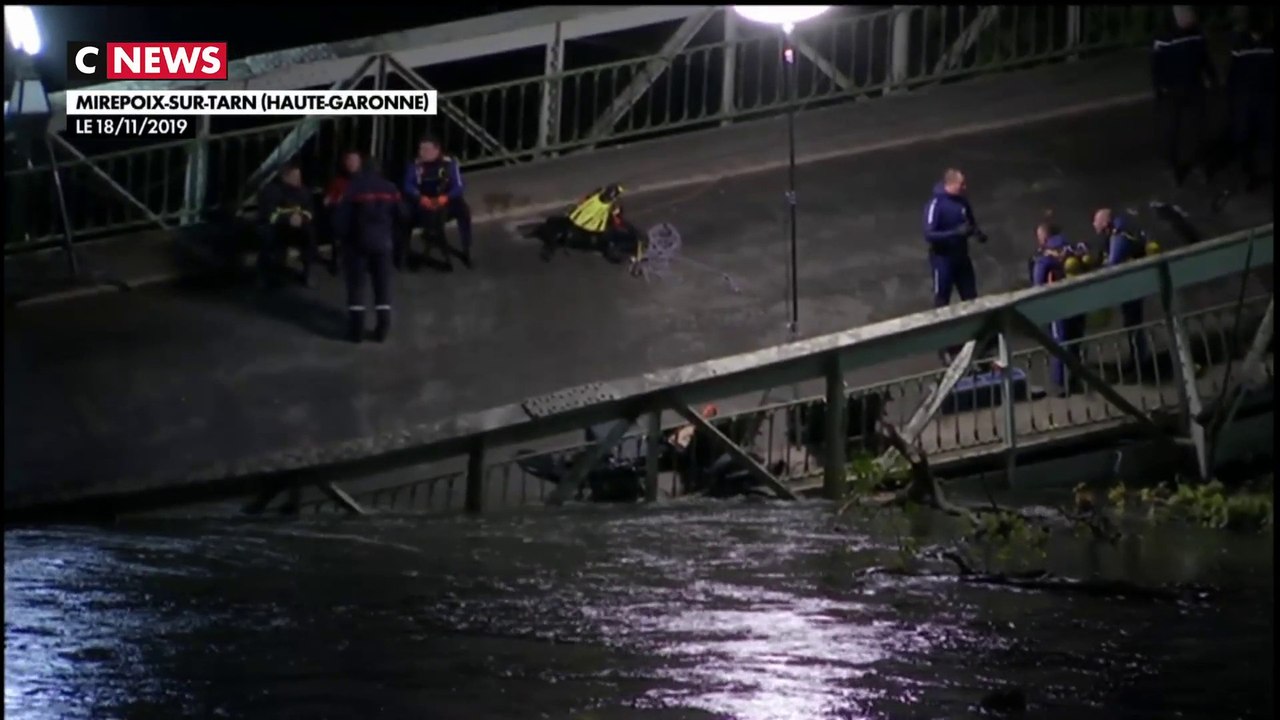 Pont effondré : l'émotion des habitants de Mirepoix-sur-Tarn
