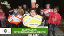 Ozan Tufan'dan köy çocuklarına anlamlı destek