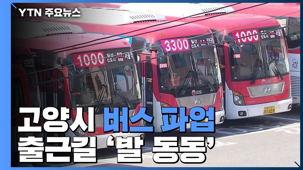 고양시 버스 파업...출근길 시민들 '발 동동' / YTN
