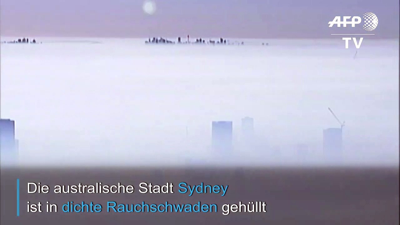Sydney versinkt im Rauch