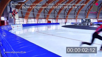 下载视频: Victoria Stirnemann & WBG Zukunft eG im Eissportzentrum Erfurt - Videoreportage Saison 2018/2019 - Teil 1 von 4 - Karrideo Image- und Eventfilmproduktion©®™