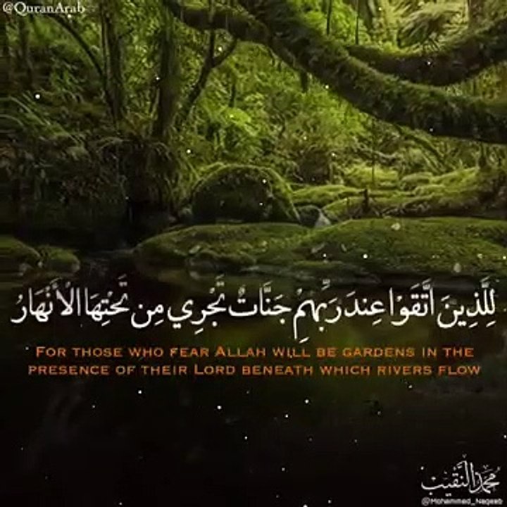 تلاوة خاشعة __ للذين اتقوا عند ربهم جنات تجري م...