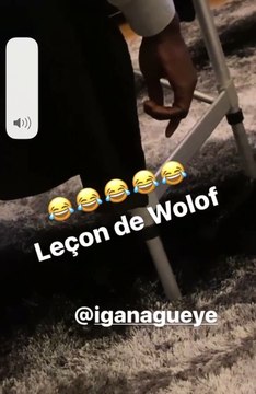 Idrissa Gana Gueye, son fils et les cours de Wolof