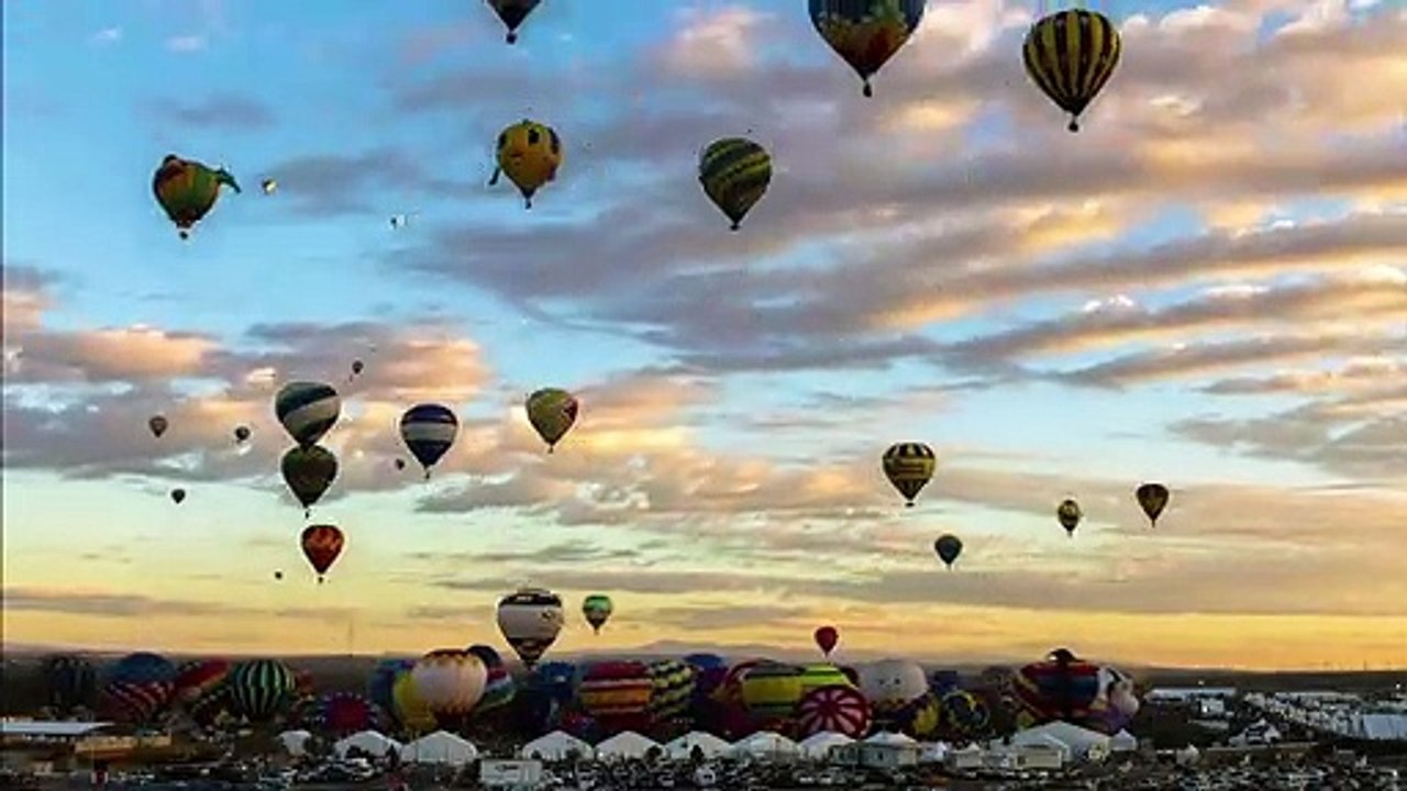 Un Timelapse incroyable du Albuquerque Balloon...