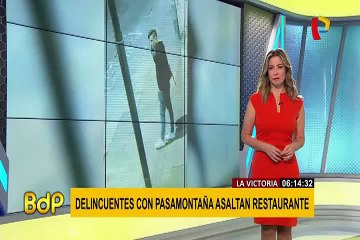 Robo en restaurante de La Victoria: se llevan 8 mil soles en dinero y equipos electrónicos