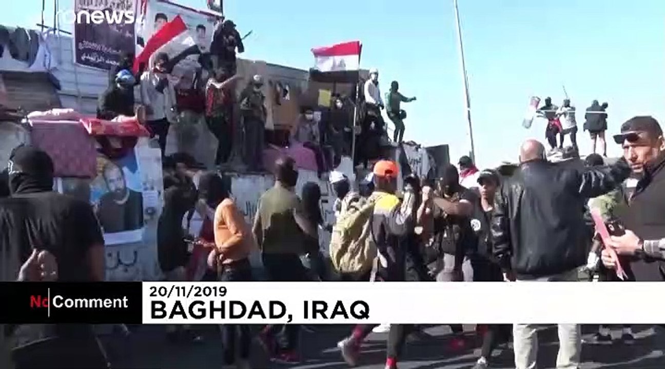 Bagdad: Partystimmung bei Brückenblockaden