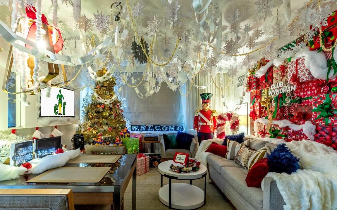 This Over-the-top 'Elf'-themed Hotel Suite in NYC Has All of Buddy’s Favorite Things, Including Spaghetti with Syrup