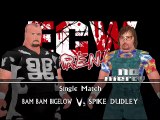 ECW Barely Legal Mod Matches Bam Bam Bigelow vs Spike Dudley