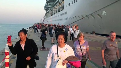 Dev kruvaziyer, Kuşadası'na 2 bin 255 yolcu getirdi - AYDIN