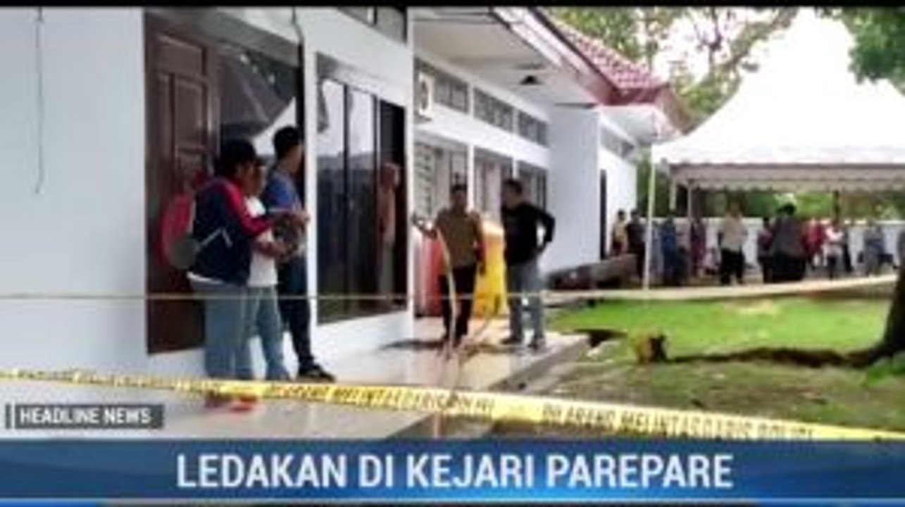 Ledakan Terjadi di Kantor Kejari Parepare