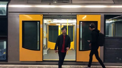Sydney Trains - T Set (Tangara) doors opening and closing