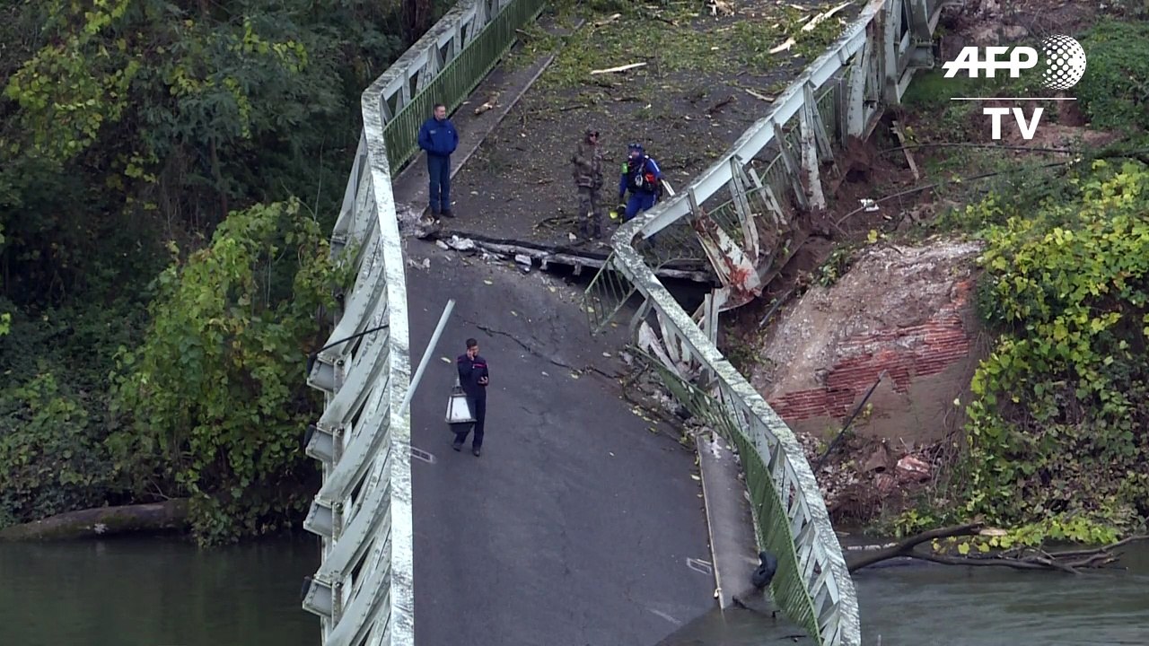 Brückeneinsturz in Frankreich: Lkw war viel zu schwer