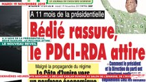 Le Titrologue du 19 Novembre 2019 : A 11 mois de la présidentielle,  Bédié rassure - Le PDCI-RDA attire