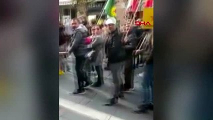 Pkk'lıların yürüyüşüne tepki gösteren fransız kadından teşekkür videosu
