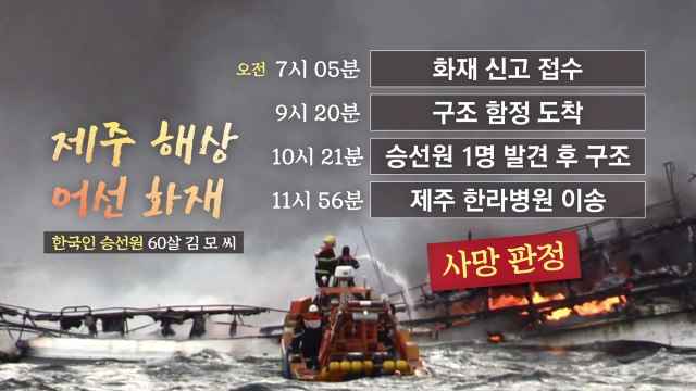 제주 어선 화재 사고로 1명 사망·11명 실종...야간 수색 중 / YTN