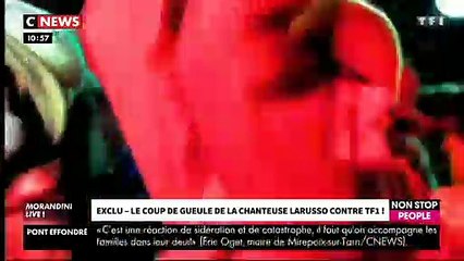 EXCLU - La chanteuse Larusso pousse un coup de gueule contre "Sept à huit" - VIDEO