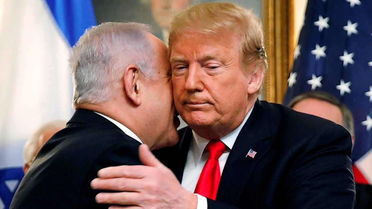 President Trump turns away from years of US policy on Israel