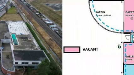 A louer - Bureau - Villeneuve (1844) - 555m²