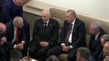 Cumhurbaşkanı Erdoğan, MHP Genel Başkanı Bahçeli ile bir araya geldi (4)
