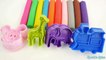 Learn Colors Play Doh Animal Giraffe Fun and Creative for Kids Foam Surprise Eggs Hello Kitty
