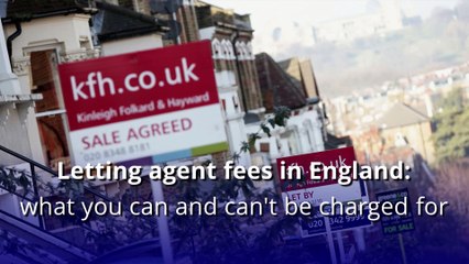 Property - Letting agent fees (England)