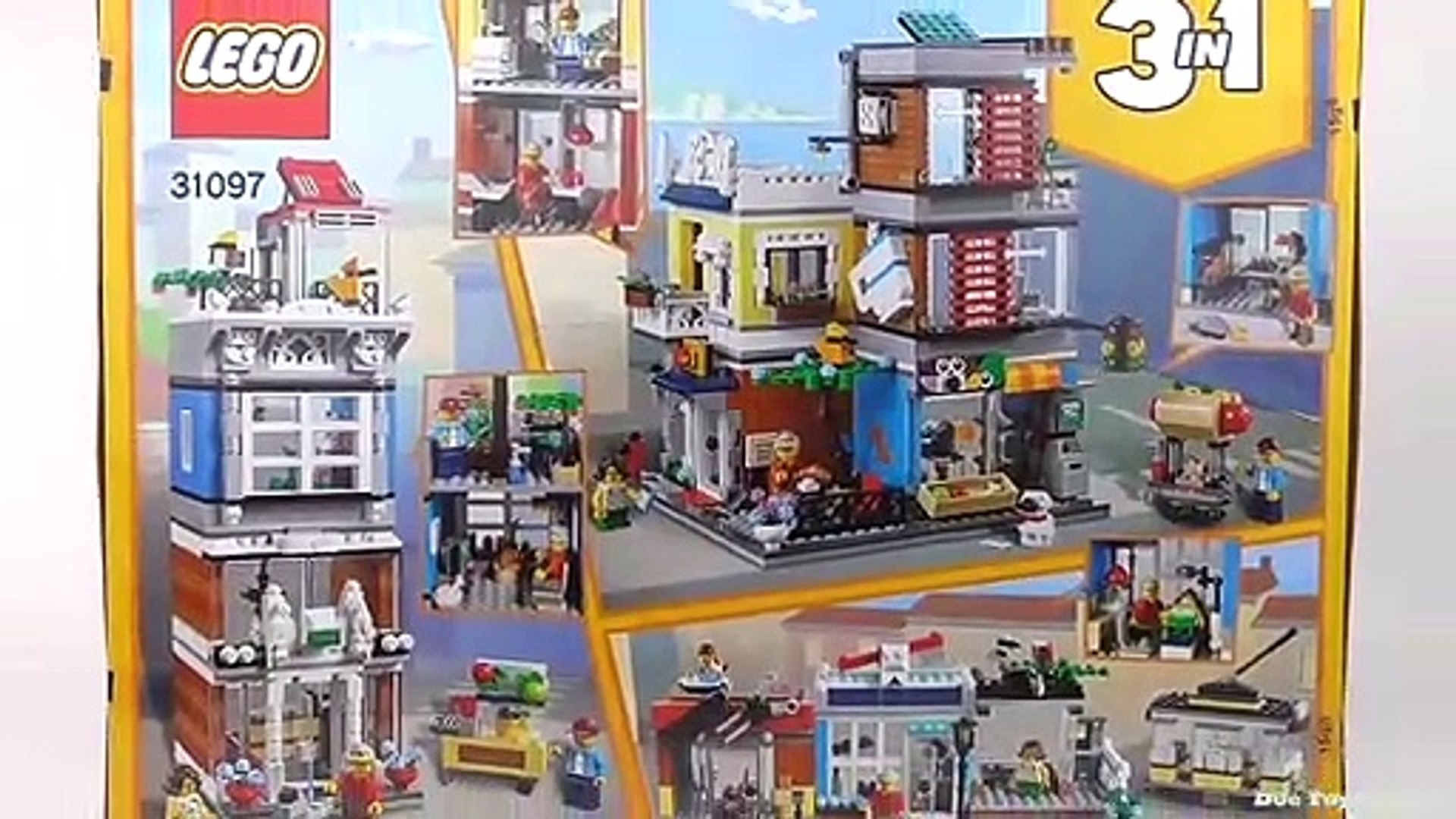 LEGO Creator Market Street (31097) - Toy Unboxing and Speed Build - video  Dailymotion