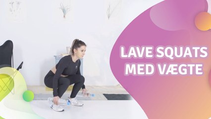 Lave squats med vægte -  Bedre Livsstil