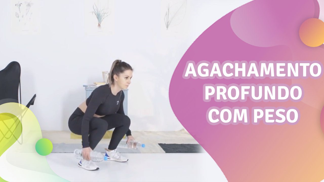 Agachamento profundo com peso - Melhor com Saúde