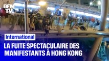 Hong Kong: la surprenante fuite des manifestants assiégés par la police