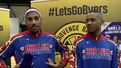 Harlem Globetrotters à Fos : Julian "Zeus" McClurkin et Christopher "Animal" Hyche