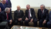 Cumhurbaşkanı Erdoğan, MHP Genel Başkanı Bahçeli ile bir araya geldi (5) - TBMM